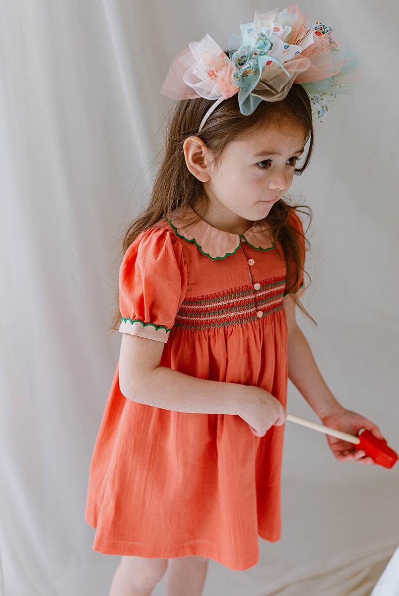 St Ives Dress, Butter Orange – view 4