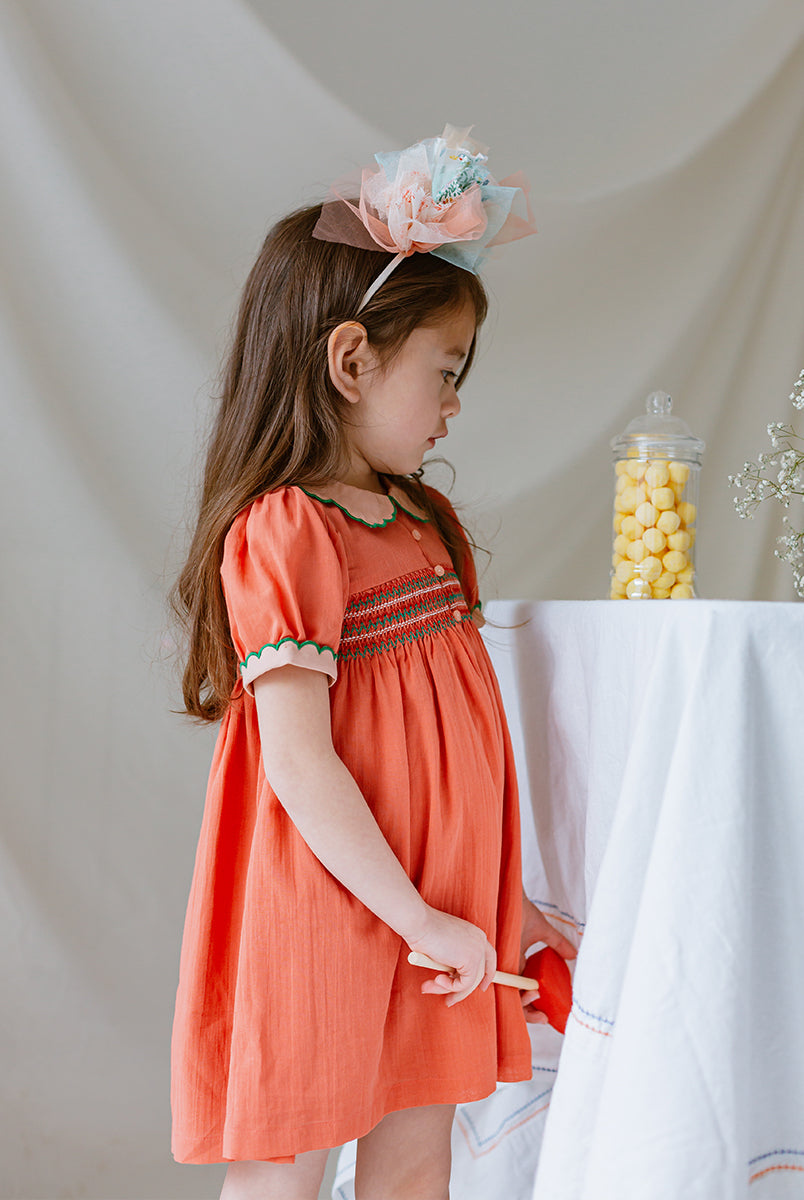 St Ives Dress, Butter Orange – view 5