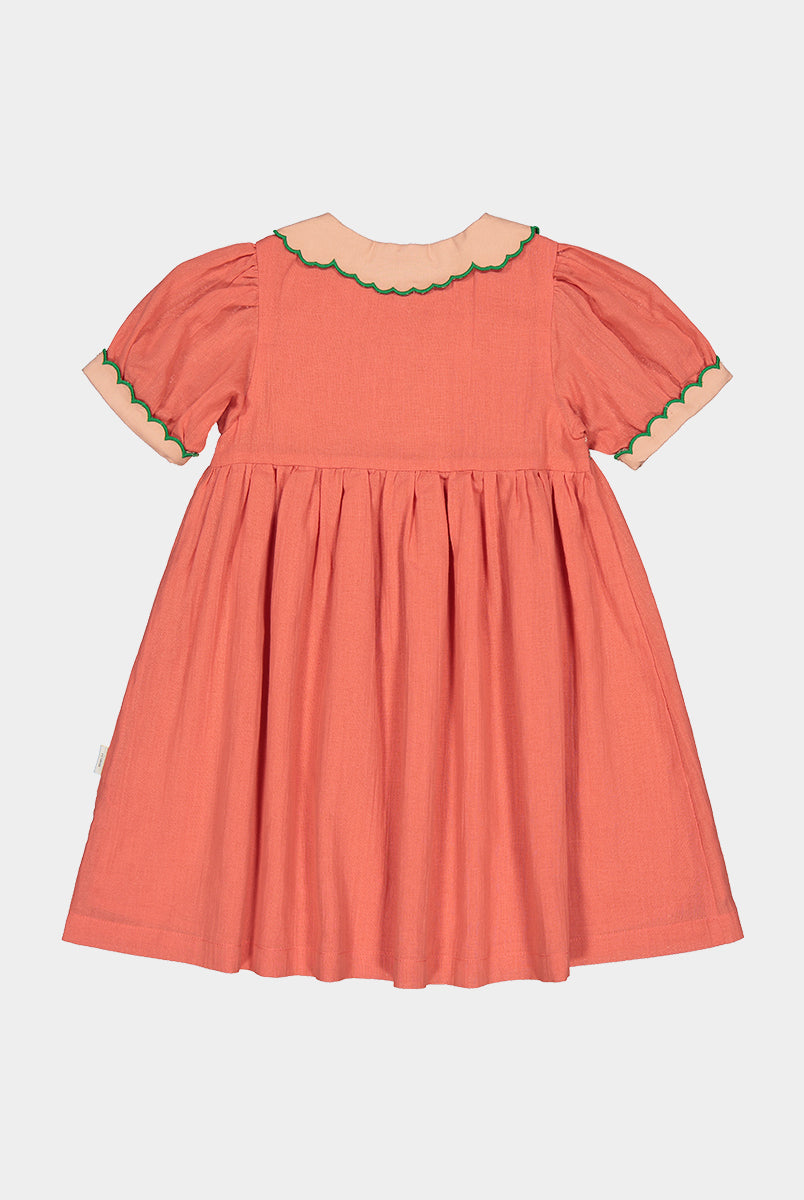 St Ives Dress, Butter Orange – view 7