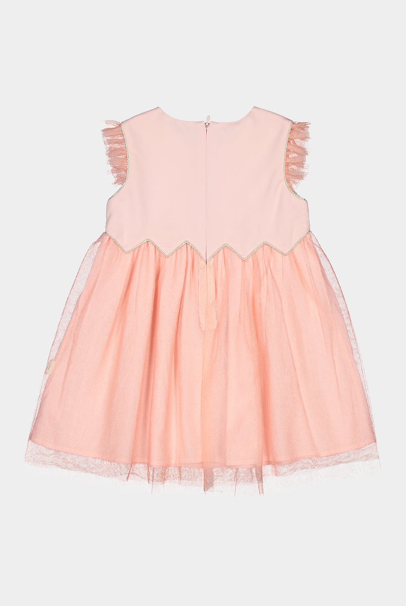 Tresco Dress, Coral Pink – view 7