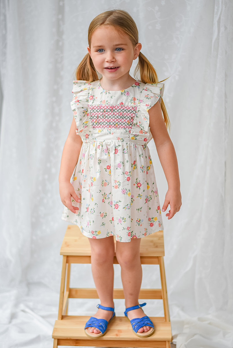 Laurel Smocked Dress, Kew Gardens – Happyology