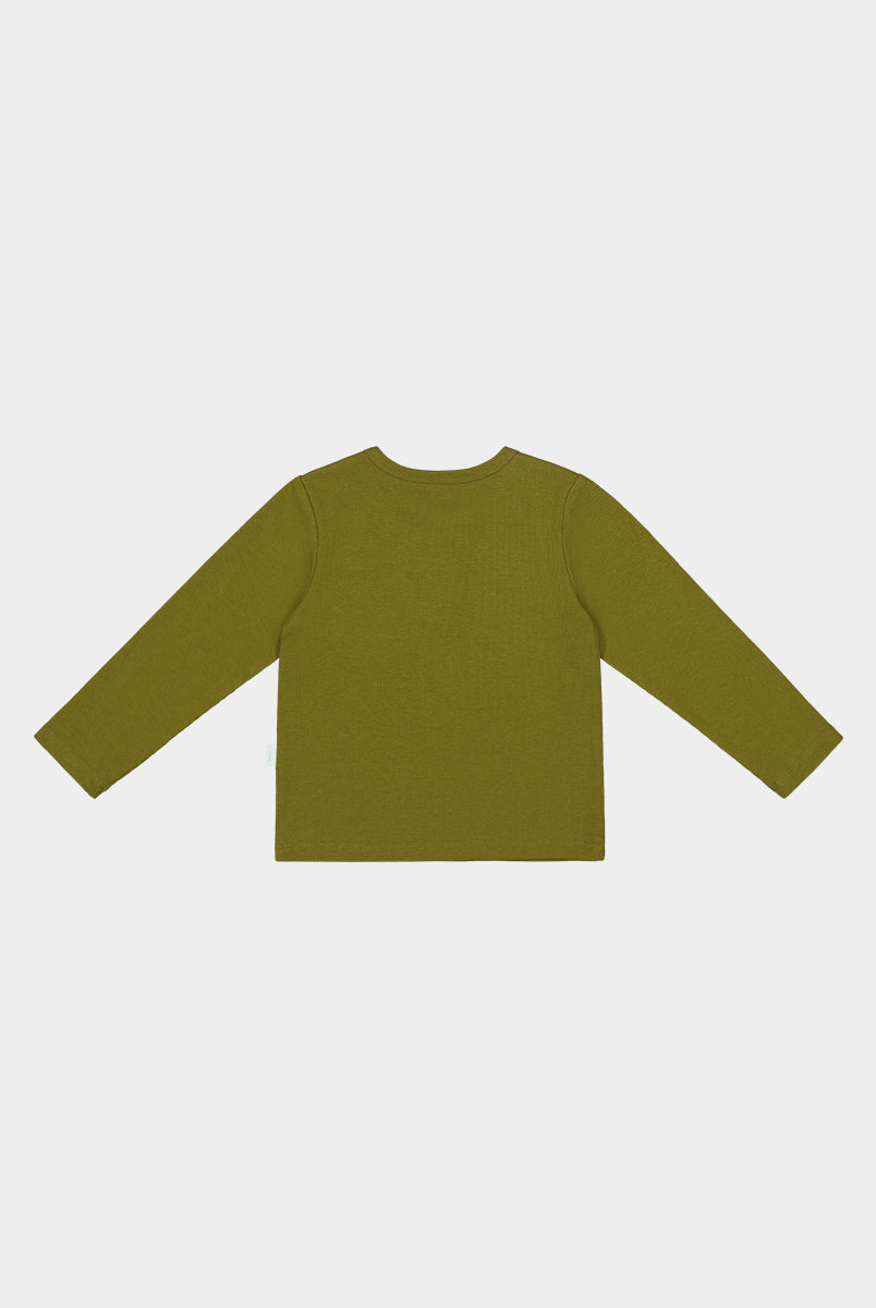 Hamburg Brushed Top, Olive Green – view 8